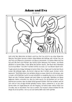 Vorschau - Arbeitsblätter - Adam und Eva - Seite 1