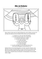 Vorschau - Arbeitsblätter - Die 10 Gebote - Seite 1