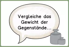 Vorschau - Poster - Tafelkarten Gewichte vergleichen / schwerer/leichter - Seite 1