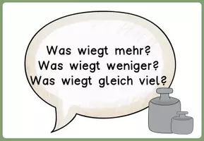 Vorschau - Poster - Tafelkarten Gewichte vergleichen / schwerer/leichter - Seite 2