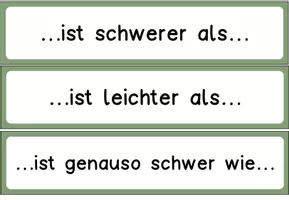 Vorschau - Poster - Tafelkarten Gewichte vergleichen / schwerer/leichter - Seite 3