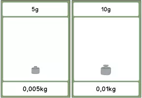 Vorschau - Präsentationen/Tafelbilder - Karten Gewichtsstücke - Seite 3