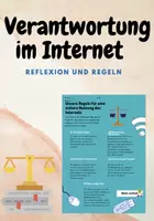 Vorschau - Arbeitsblätter - Sicherer Umgang mit dem Internet - Ethik - Deckblatt