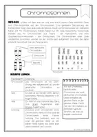 Vorschau - Arbeitsblätter - Chromosomen - Infoblatt, Arbeitsblatt - Seite 1