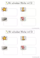 Vorschau - Arbeitsblätter - Materialpaket "Sp" und "St" - Seite 2