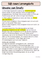 Vorschau - Arbeitsblätter - Addition und Subtraktion bis 100 (Lerntheke süß-sauer) - Seite 1