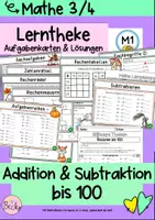 Vorschau - Arbeitsblätter - Addition und Subtraktion bis 100 (Lerntheke süß-sauer) - Deckblatt