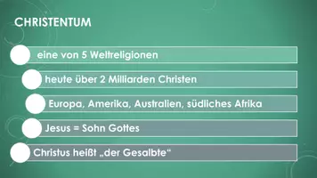 Vorschau - Präsentationen/Tafelbilder - Das Christentum (PP und H5P) - Seite 1