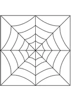 Vorschau - Mal- und Bastelvorlagen - Spinne im Netz, Kunst Grundschule - Seite 2