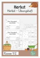 Vorschau - Arbeitsblätter - Herbstliches Übungsheft 1. Klasse - Deckblatt