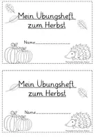 Vorschau - Arbeitsblätter - Herbstliches Übungsheft 1. Klasse - Seite 3