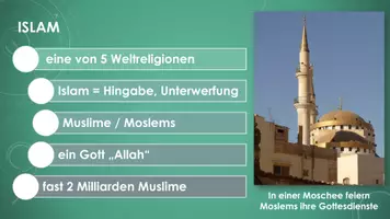 Vorschau - Präsentationen/Tafelbilder - Der Islam (PP und H5P) - Seite 1