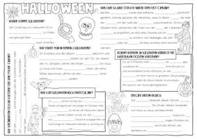 Vorschau - Arbeitsblätter - Doodle-Arbeitsblatt zu Halloween - Seite 3