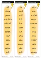 Vorschau - Stationenlernen - Blitzlesestreifen - Übungen zum Grundwortschatz (Kl. 1-4) - Seite 3