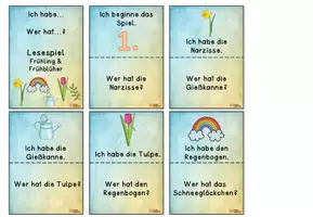 Vorschau - Arbeitsblätter - Materialpaket "Frühling und Frühblüher" - Seite 1