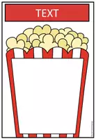 Vorschau - Mal- und Bastelvorlagen - POPCORN-LEGEÜBUNG - Vorlage zum selbst Bearbeiten (für alle Fächer geeignet) - Seite 3