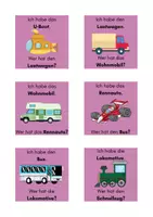 Vorschau - Fördermaterial/Inklusion - Lese-Spiel Fortbewegungsmittel ab Klasse 2 - Seite 3