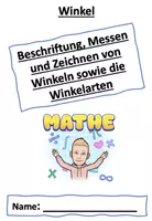 Vorschau - Arbeitsblätter - Buddybook Winkel (Faltbuch ab Klasse 5) - Deckblatt
