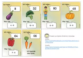 Vorschau - Spiele - Rechenspiel "Ich habe wer hat" Einmaleins mit 8 - Seite 2