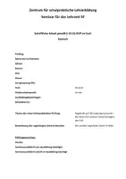 Vorschau - Stundenentwürfe - Schriftliche Planung QR-Code-Hörspur (-spaziergang) - Deckblatt