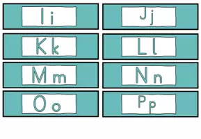 Vorschau - Anderer Materialtyp - Buchstabenkarten zur Beschriftung von Buchstabenboxen - Alle Buchstaben und Laute - Schreiblehrgang / Buchstabenlehrgang DaZ / Deutsch - Seite 2