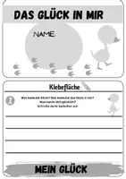 Vorschau - Arbeitsblätter - Das Glück in dir Kobi Yamada - Flipbook #silvesterknaller23 - Seite 1
