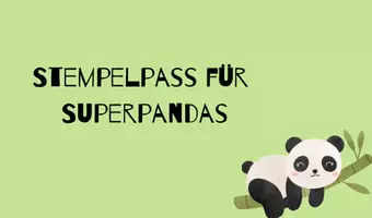 Vorschau - Fördermaterial/Inklusion - Stempelpass für Pandaklasse - Deckblatt