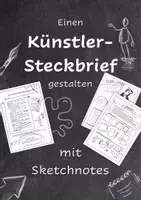 Vorschau - Arbeitsblätter - Einen Künstlersteckbrief erstellen - Deckblatt