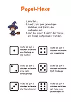Vorschau - Arbeitsblätter - Halloween Sport Stationenlernen - Deckblatt