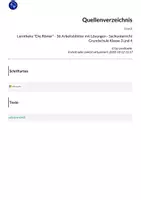 Vorschau - Unterrichtsreihen - Themenheft/ Lerntheke "Die Römer" - 36 Arbeitsblätter mit Lösungen - Sachunterricht Grundschule Klasse 3 und 4 - Seite 3