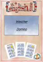Vorschau - Spiele - ENGLISCH Weather Domino Spiel - Deckblatt