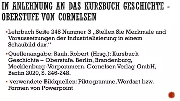 Vorschau - Präsentationen/Tafelbilder - Merkmale und Voraussetzungen der Industrialisierung im Schaubild - Seite 2