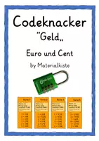 Vorschau - Aufgabenkarten - Codeknacker Kartensets Euro Cent - Deckblatt