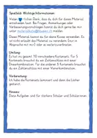 Vorschau - Aufgabenkarten - Codeknacker Längen - Seite 1