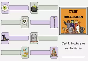 Vorschau - Arbeitsblätter - C'est Halloween - Broschüre für Wortschatzarbeit - Seite 3