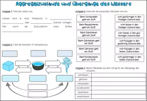 Vorschau - Arbeitsblätter - Aggregatzustände - Seite 3