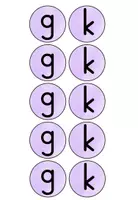 Vorschau - Fördermaterial/Inklusion - Auslaut -g oder -k: Tafelmaterial (Einführung) - Seite 3