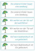 Vorschau - Aufgabenkarten - Sommer: Merkmale von Nomen - Übungskarten - Seite 3
