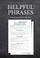 Vorschau - Merkblätter - Analyzing Language - Helpful Phrases - Deckblatt