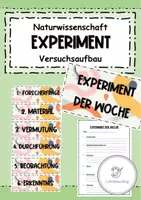 Vorschau - Arbeitsblätter - Wir experimentieren! Ablauf eines Experiments - Deckblatt