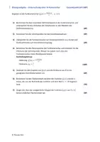 Vorschau - Arbeitsblätter - ln-Funktionenschar Abitur - Prüfungsaufgabe 5 - Deckblatt