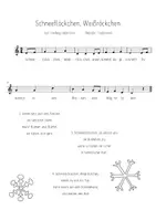 Vorschau - Stundenentwürfe - Schneeflöckchen, Weißröckchen - mehrstimmiger Musiziersatz - Seite 2