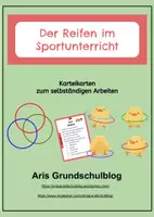 Vorschau - Stationenlernen - Reifen Kartei für den Sportunterricht - Deckblatt