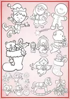 Vorschau - selbst erstellte Cliparts/Grafiken - 36 Cliparts - Weihnachten und Winter - Weihnachtsdekoration 3 - Seite 2