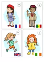 Vorschau - Arbeitsblätter - Kinder aus aller Welt / Kontinente: Lesespaziergang (2-fach differenziert) - Sachunterricht / Deutsch - Kl. 3/4 - Seite 2