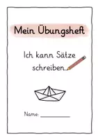 Vorschau - Arbeitsblätter - Materialpaket - (Erste) Sätze schreiben Übungsheft 1&2 - Seite 2