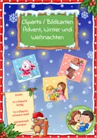 Vorschau - Bildkarten - 24 Cliparts - Weihnachten und Winter 2 - Deckblatt