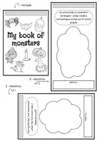 Vista previa - Tarjetas / Manipulativos - Flipbook de halloween: vocabulary, reading and comprehension - página 1