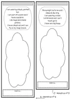 Vista previa - Tarjetas / Manipulativos - Flipbook de halloween: vocabulary, reading and comprehension - página 3