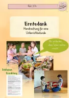 Vorschau - Stundenentwürfe - Erntedank Unterrichtseinheit (3/4) - Deckblatt